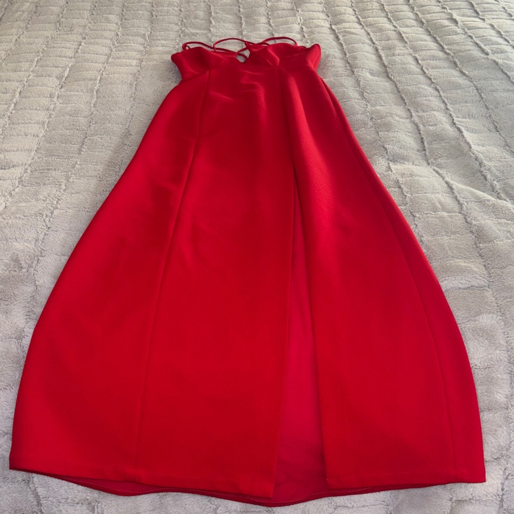 BCBGMaxAzria Red Maxi Dress